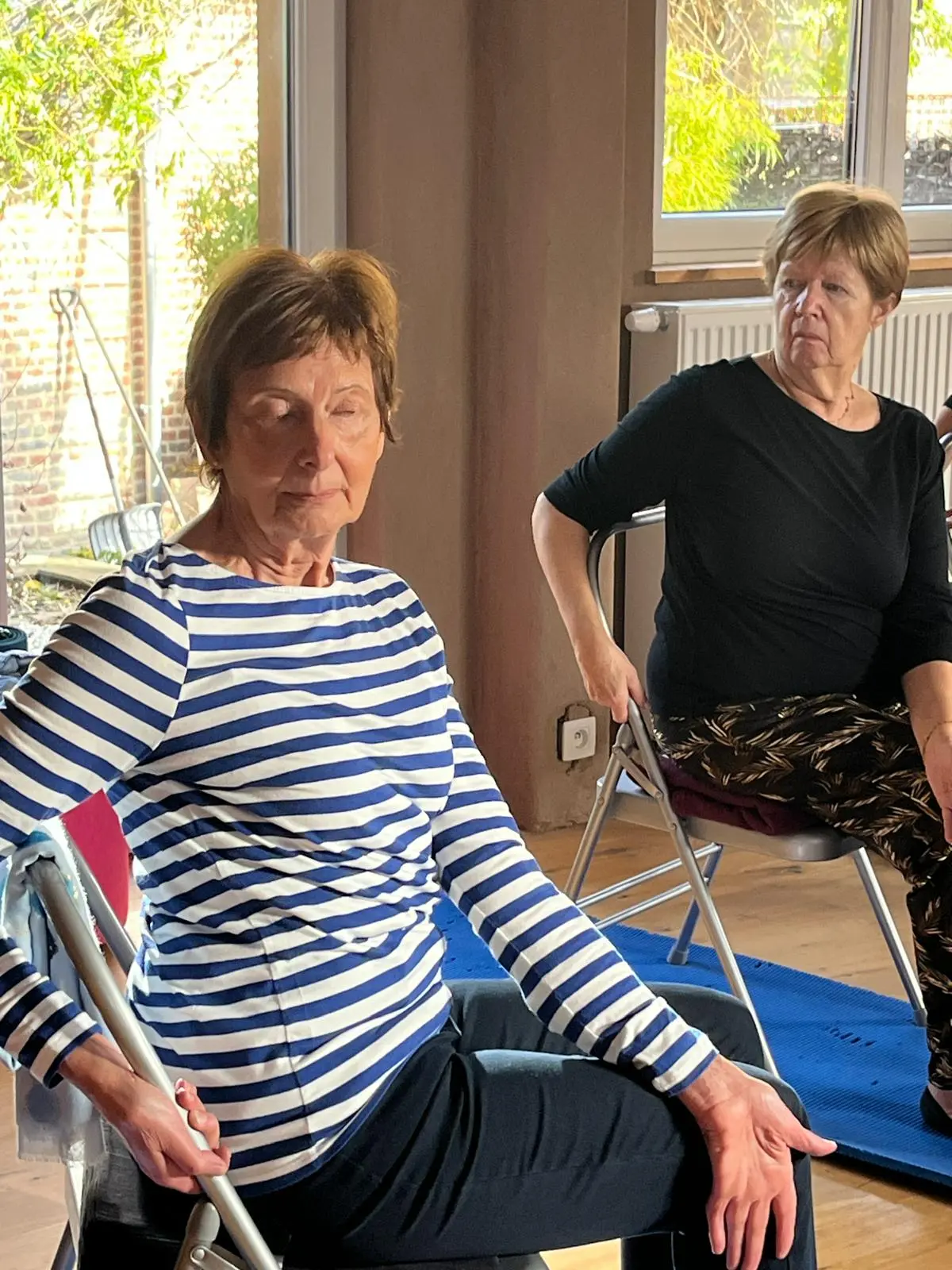 Yoga sur chaise